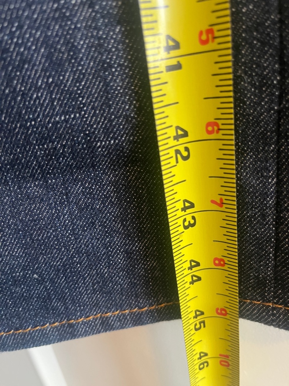 True Religion Dark Blue Flared Jeans with Gold Back Pocket Detail - Picture 8 of 8